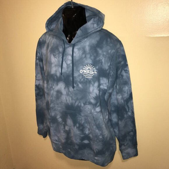 Men's O'neill Bayou Tie Dye Pullover Hoodie-Size M - Picture 9 of 15
